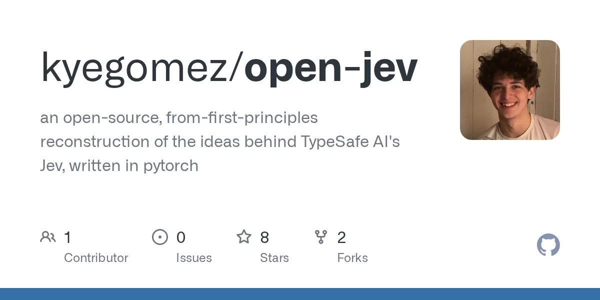 open-jev 仓库官方预览图